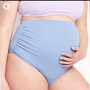 Maternity swim bottom high waist-over belly